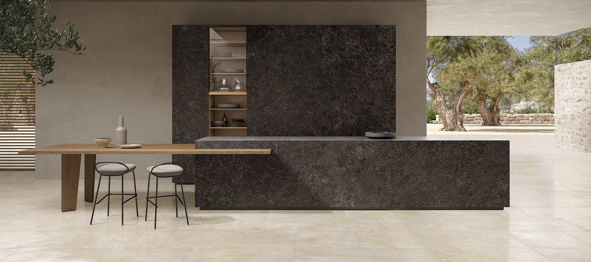 LIMESTONE BELGIUM BLACK ITALIAN WHITE LIVING copia